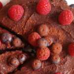 Bizcocho vegano de cacao y calabacín