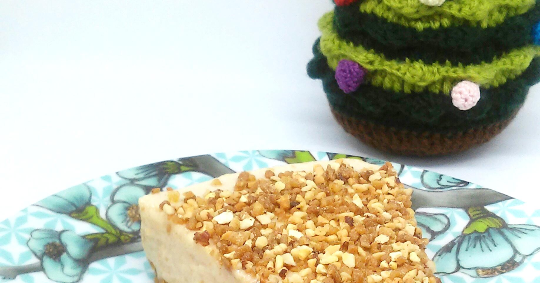 En clave veggie - Recetas veganas de diario: Tarta vegana de turrón (sin horno)