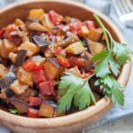 Caponata siciliana de berenjenas: Inspiración vegana